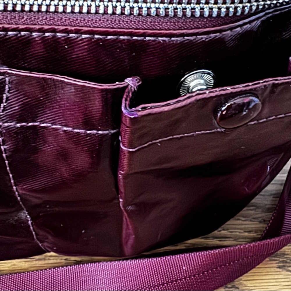 MZ Wallace Bag Crossbody Tote Patent Leather Merlot - Picture 4 of 14